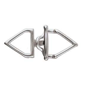 Cymbal 11/0 Toggle Clasp Silver Plated