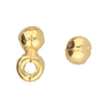 Load image into Gallery viewer, Cymbal 8/0 Bead Sub 24K Gold Plate ELASA
